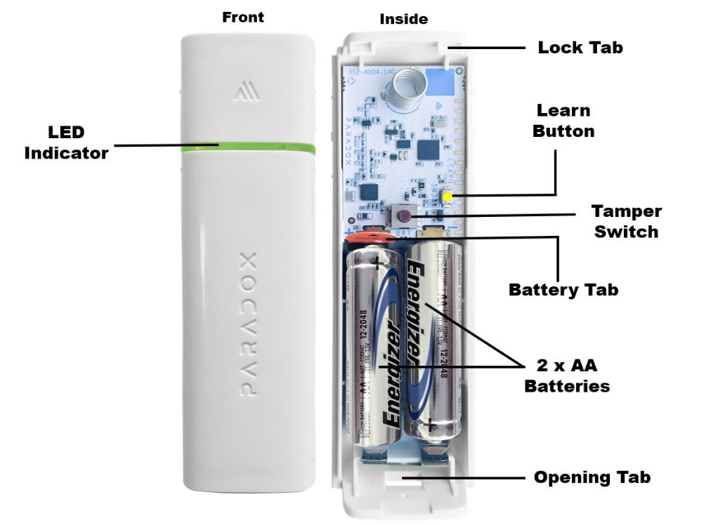 DCT10M Aσύρματη μαγνητική επαφή 